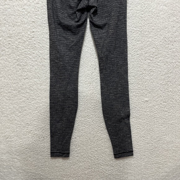 Lululemon Wunder Under Leggings Heathered Black Women's Size 6 - Picture 8 of 12